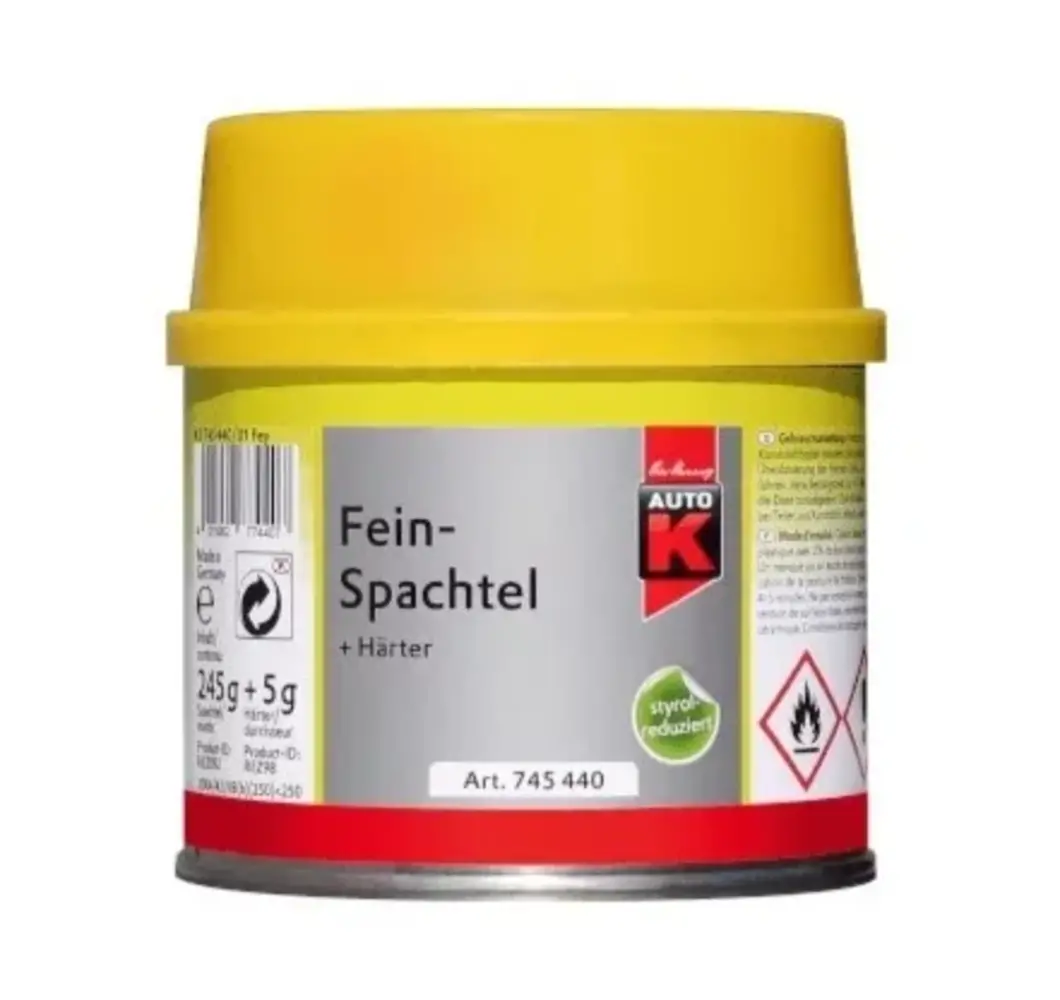 Auto-K 2K Staalplamuur Fijn inclusief Verharder