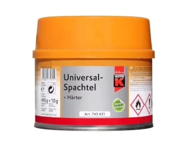 Auto-K 2K Universele Plamuur inclusief Verharder Auto-K 2K Universele Plamuur inclusief Verharder