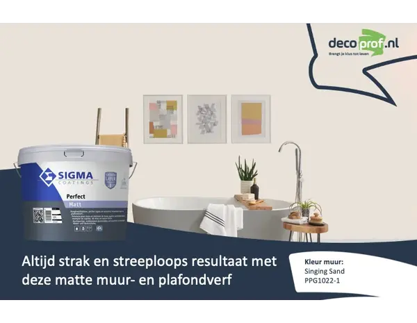 Sigma Perfect Matt | PPG1022-1 Singing Sand Sigma Perfect Matt | PPG1022-1 Singing Sand