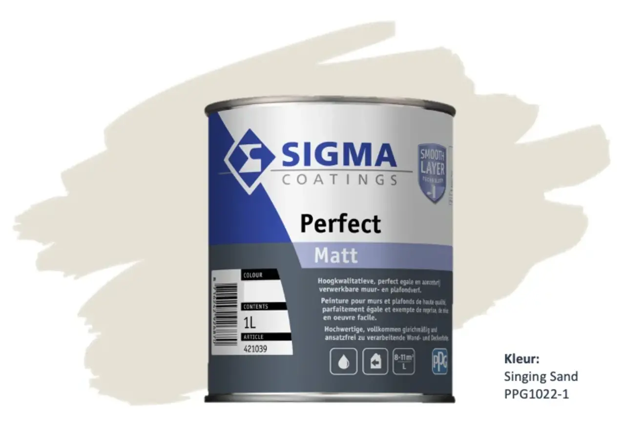 Sigma Perfect Matt | PPG1022-1 Singing Sand Sigma Perfect Matt | PPG1022-1 Singing Sand