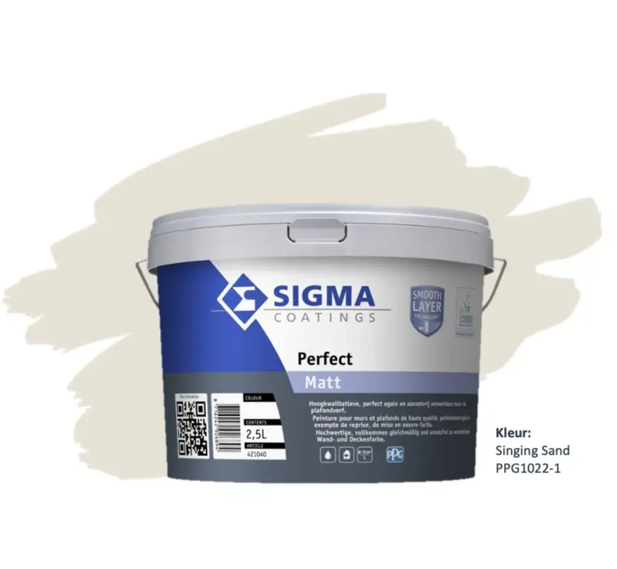 Sigma Perfect Matt | PPG1022-1 Singing Sand - 1 LTR