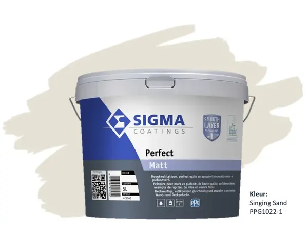 Sigma Perfect Matt | PPG1022-1 Singing Sand Sigma Perfect Matt | PPG1022-1 Singing Sand