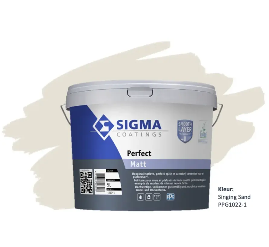 Sigma Perfect Matt | PPG1022-1 Singing Sand - 1 LTR