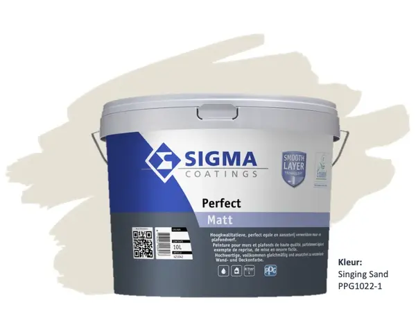 Sigma Perfect Matt | PPG1022-1 Singing Sand Sigma Perfect Matt | PPG1022-1 Singing Sand