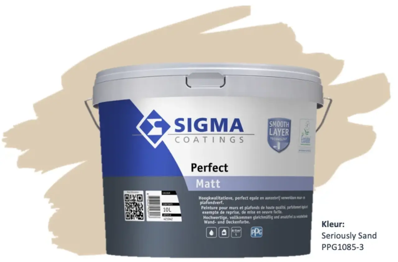 Sigma Perfect Matt | PPG1085-3 Seriously Sand Sigma Perfect Matt | PPG1085-3 Seriously Sand