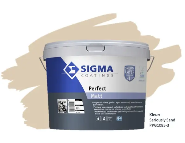 Sigma Perfect Matt | PPG1085-3 Seriously Sand Sigma Perfect Matt | PPG1085-3 Seriously Sand