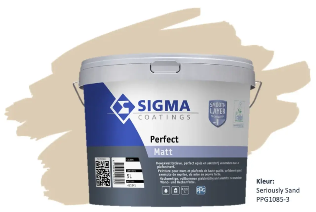 Sigma Perfect Matt | PPG1085-3 Seriously Sand Sigma Perfect Matt | PPG1085-3 Seriously Sand