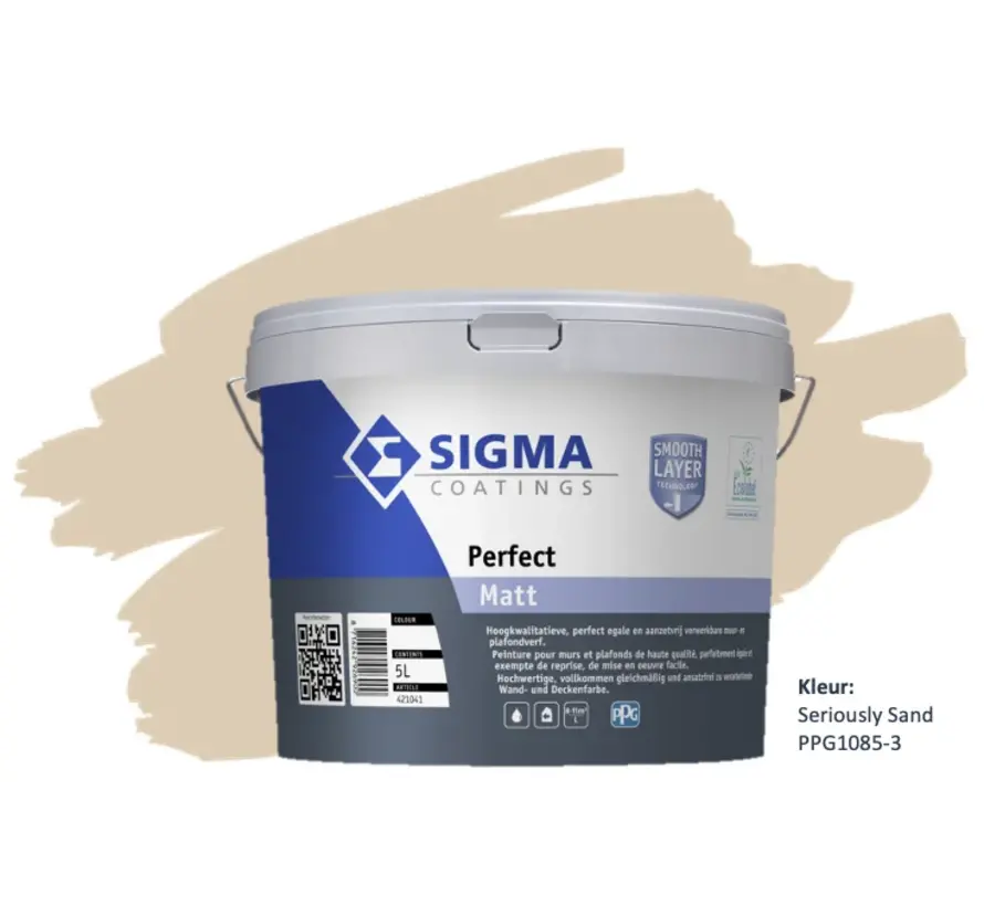 Sigma Perfect Matt | PPG1085-3 Seriously Sand - 1 LTR