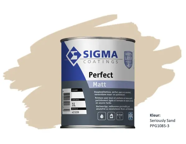 Sigma Perfect Matt | PPG1085-3 Seriously Sand Sigma Perfect Matt | PPG1085-3 Seriously Sand