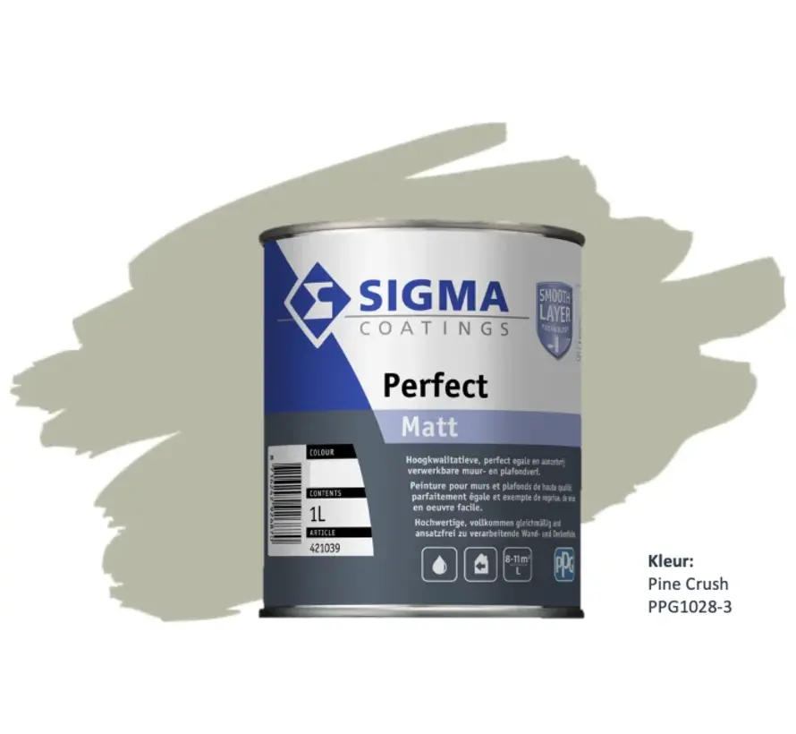 Sigma Perfect Matt | PPG1028-3 Pine Crush - 1 LTR