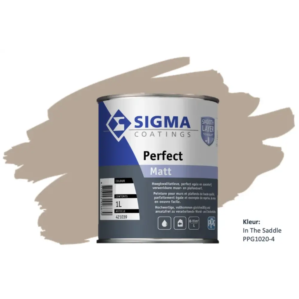 Sigma Perfect Matt in de kleur PPG1020-4 In The Saddle - Decoprof.nl
