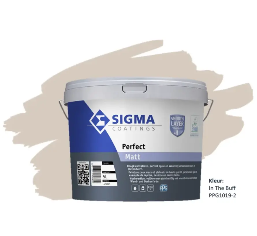 Sigma Perfect Matt | PPG1019-2 In The Buff - 1 LTR