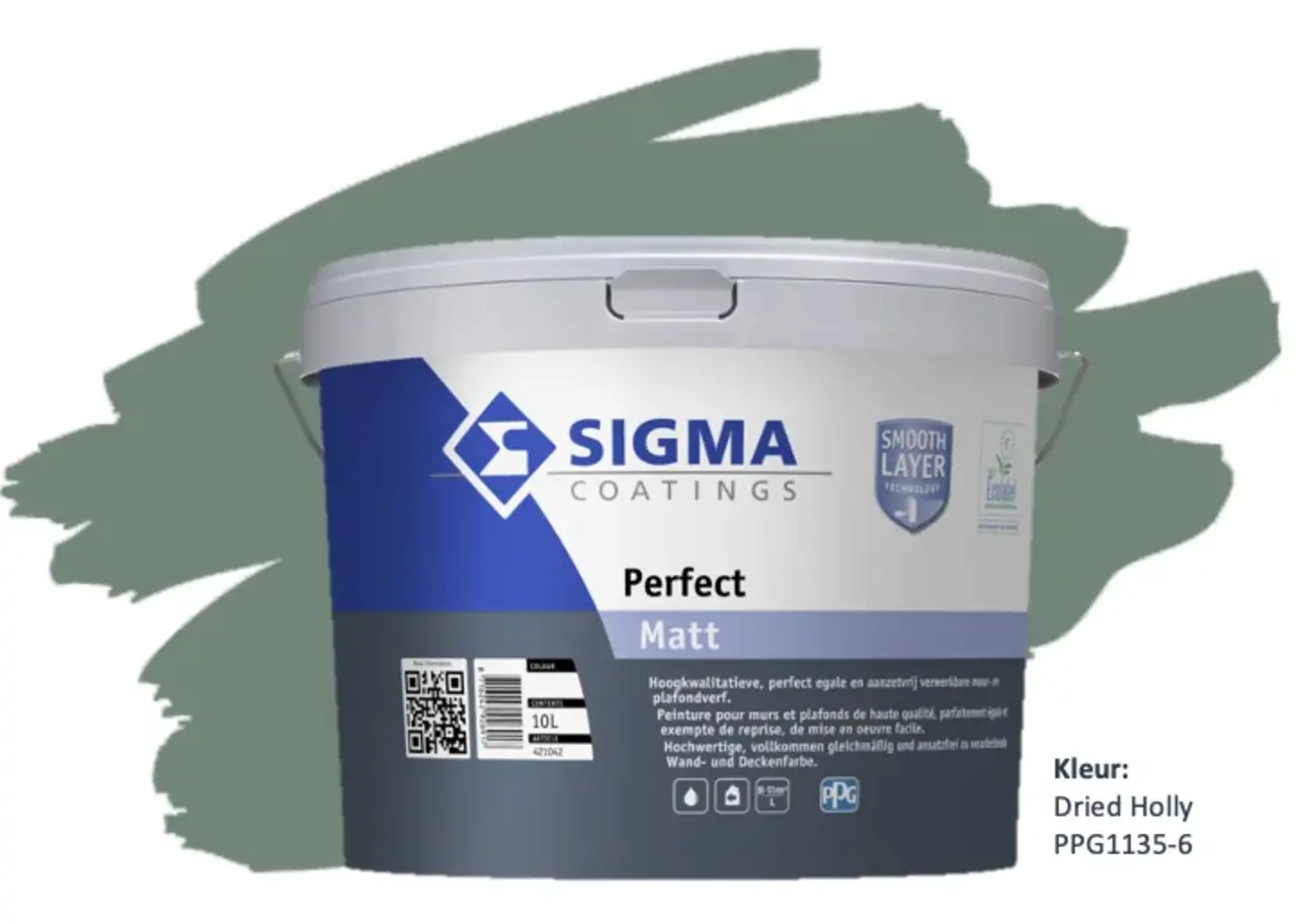 Sigma Perfect Matt | PPG1135-6  Dried Holly Sigma Perfect Matt | PPG1135-6  Dried Holly