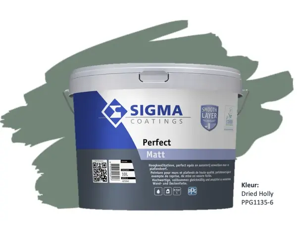 Sigma Perfect Matt | PPG1135-6  Dried Holly Sigma Perfect Matt | PPG1135-6  Dried Holly