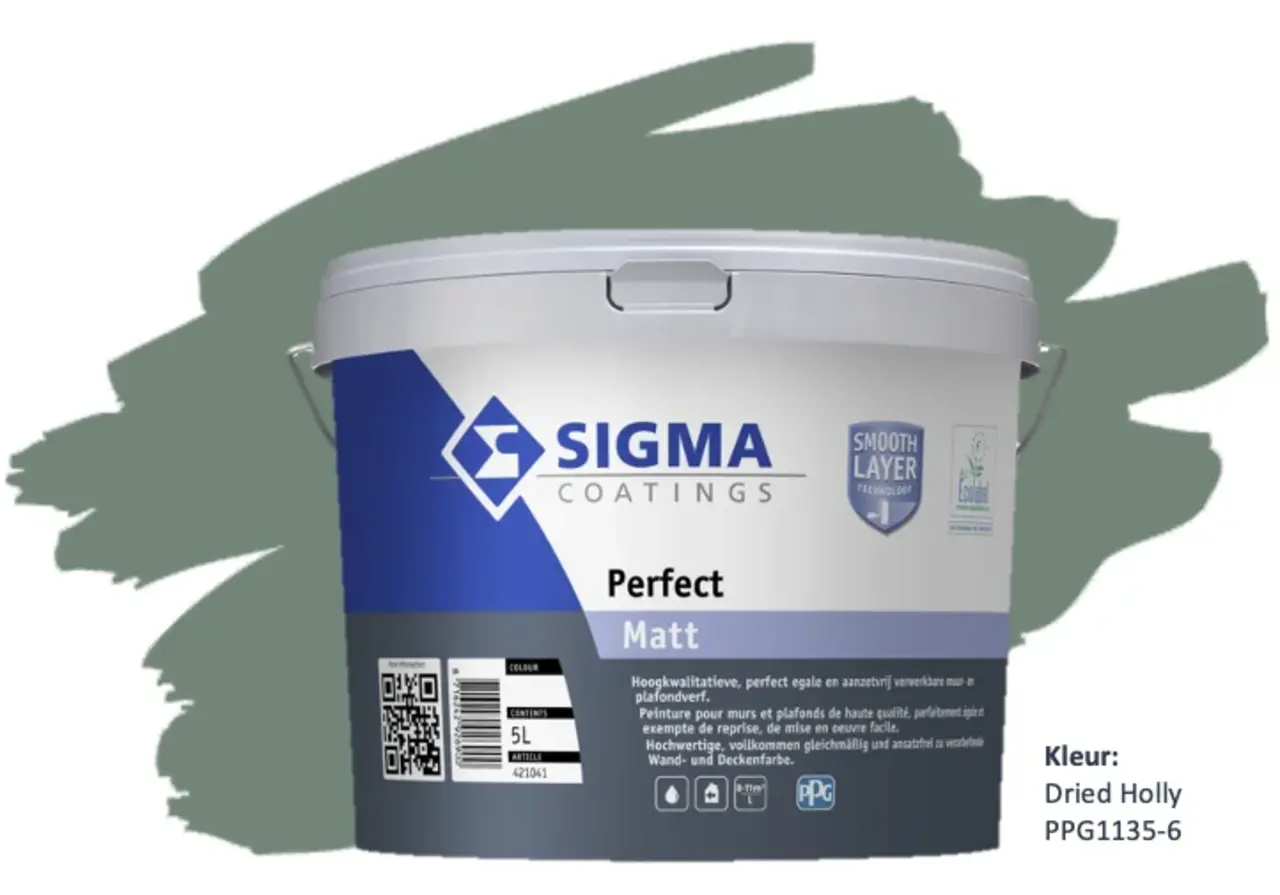 Sigma Perfect Matt | PPG1135-6  Dried Holly Sigma Perfect Matt | PPG1135-6  Dried Holly