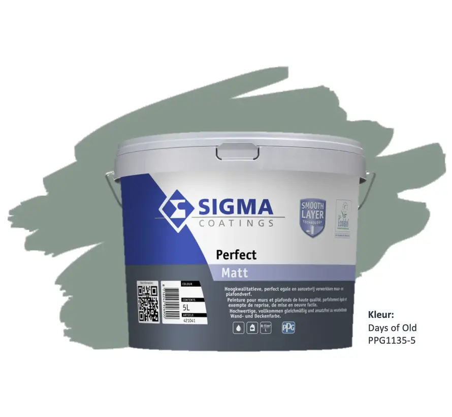 Sigma Perfect Matt | PPG1135-5 Days Of Old - 1 LTR