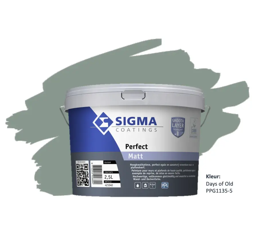 Sigma Perfect Matt | PPG1135-5 Days Of Old - 1 LTR