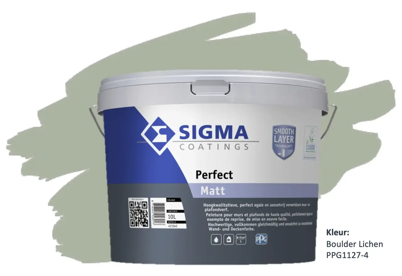 Sigma Perfect Matt | PPG1127-4 Boulder Lichen Sigma Perfect Matt | PPG1127-4 Boulder Lichen