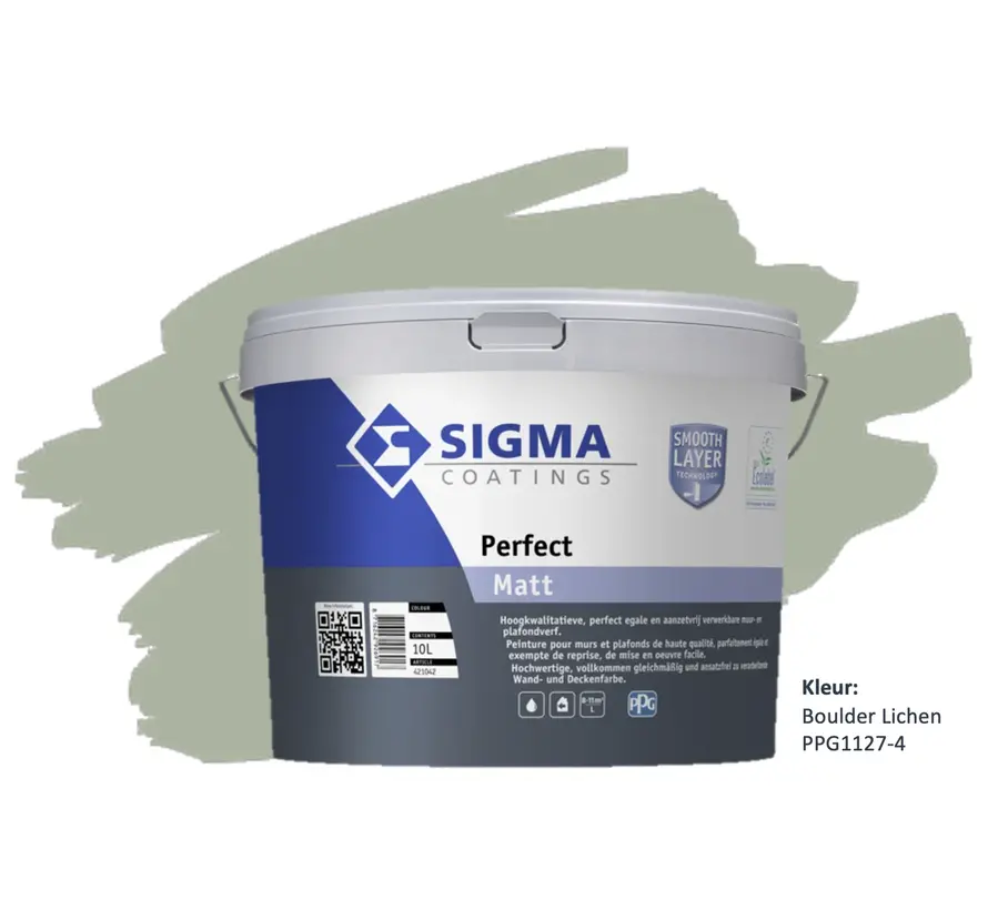 Sigma Perfect Matt | PPG1127-4 Boulder Lichen - 1 LTR