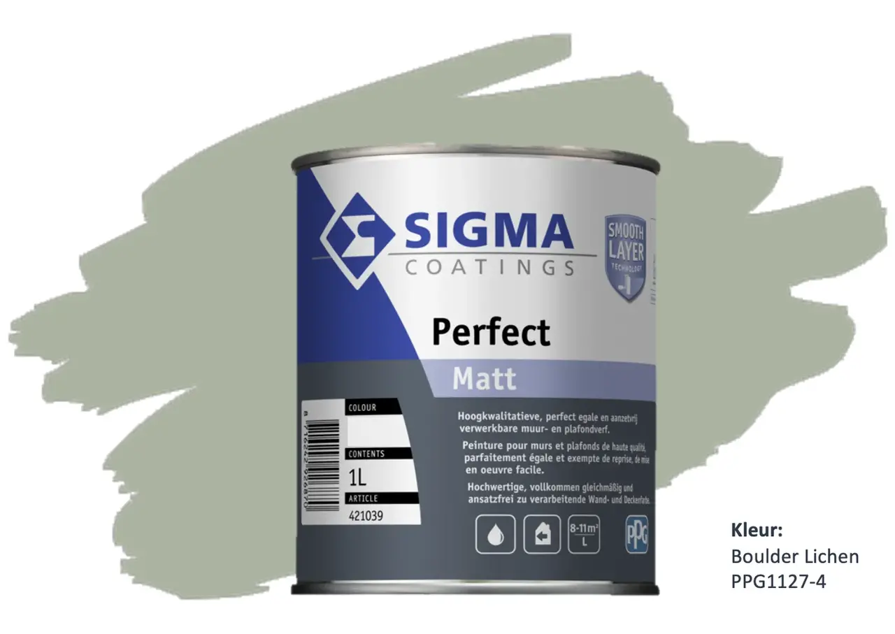 Sigma Perfect Matt | PPG1127-4 Boulder Lichen Sigma Perfect Matt | PPG1127-4 Boulder Lichen