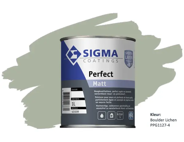 Sigma Perfect Matt | PPG1127-4 Boulder Lichen Sigma Perfect Matt | PPG1127-4 Boulder Lichen