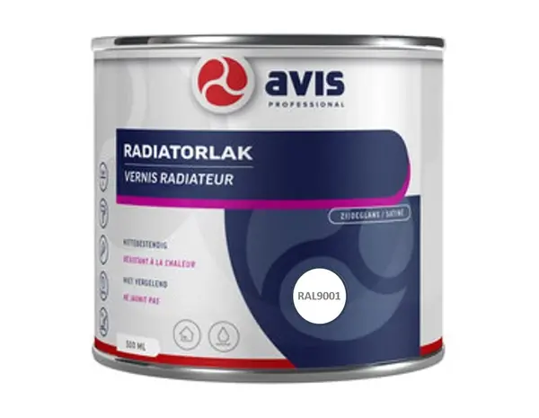 Avis Radiatorlak Cremewit RAL 9001 Avis Radiatorlak Cremewit RAL 9001
