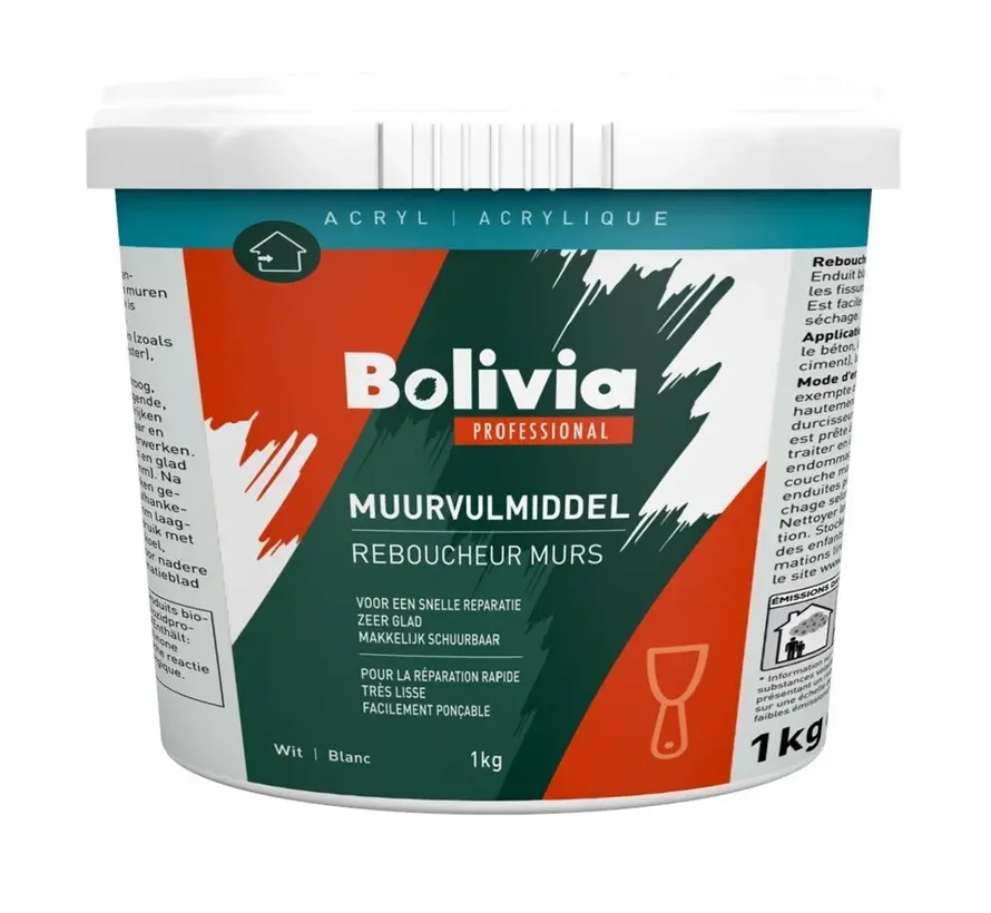 Bolivia Muurvulmiddel - 1 KG