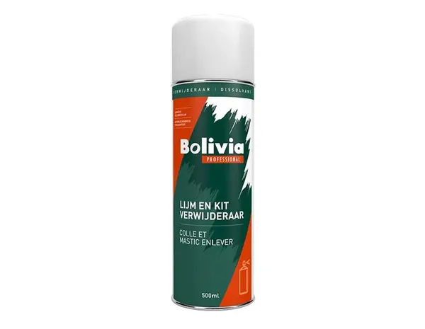 Bolivia Lijm En Kitverwijderaar Spuitbus Bolivia Lijm En Kitverwijderaar Spuitbus