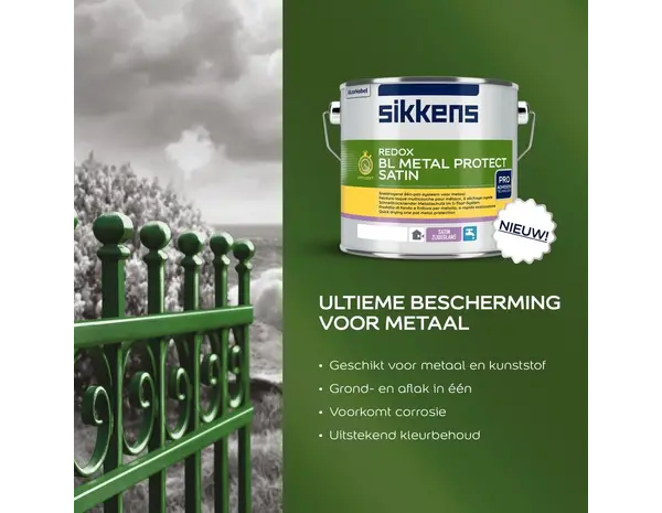 Sikkens Redox BL Metal Protect | Zijdeglans Eén-pot-systeem Sikkens Redox BL Metal Protect | Zijdeglans Eén-pot-systeem