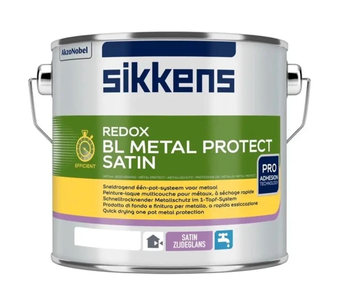 Sikkens Redox BL Metal Protect | Zijdeglans Eén-pot-systeem Sikkens Redox BL Metal Protect | Zijdeglans Eén-pot-systeem