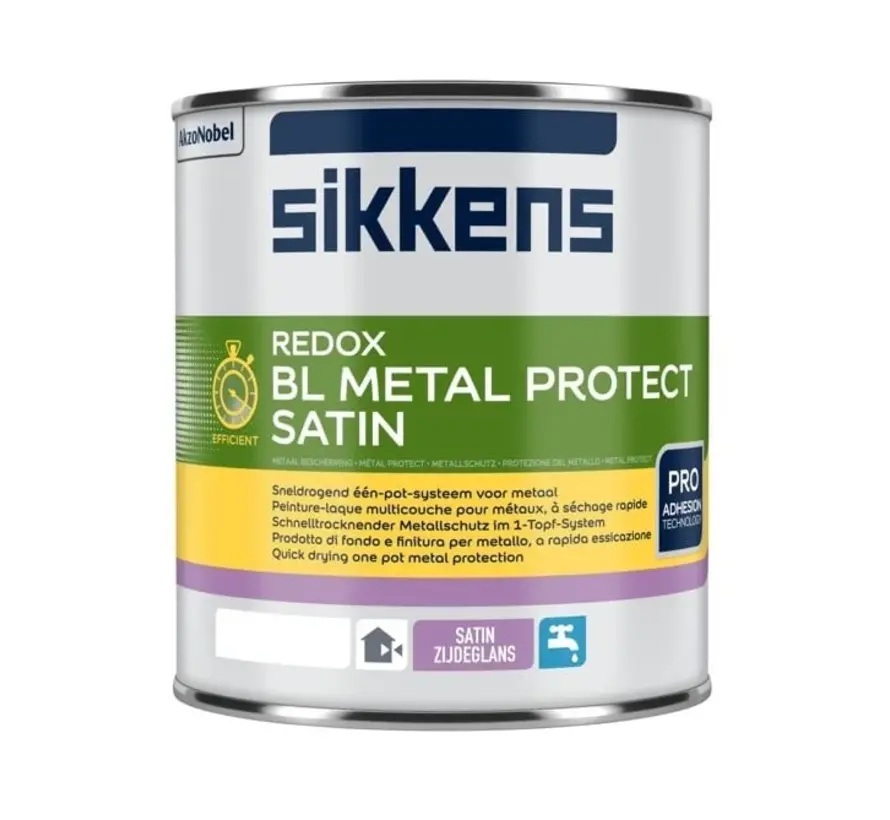 Sikkens Redox BL Metal Protect | Zijdeglans Eén-pot-systeem - 1 LTR 