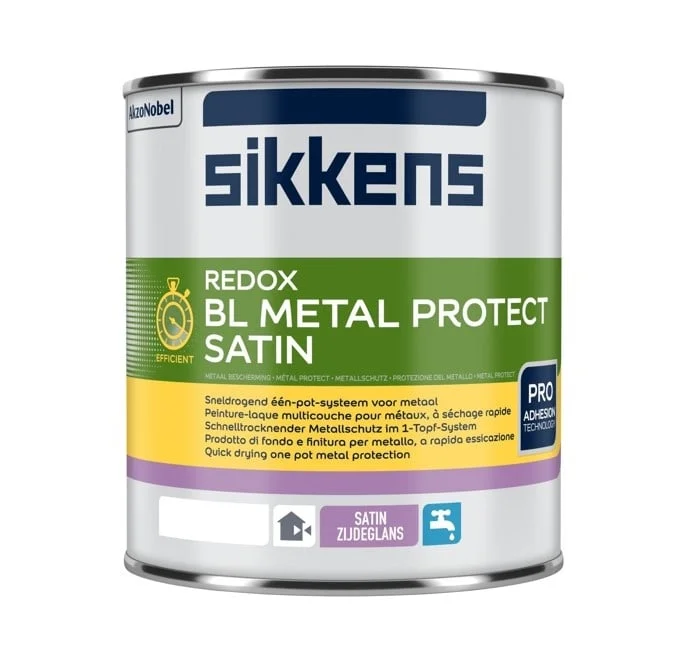 Redox BL Metal Protect | Zijdeglans Eén|pot|systeem | 1 LTR | Kleur