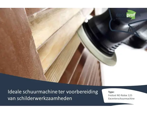 Verhuur Festool Rotex RO 125 Excenterschuurmachine Verhuur Festool Rotex RO 125 Excenterschuurmachine