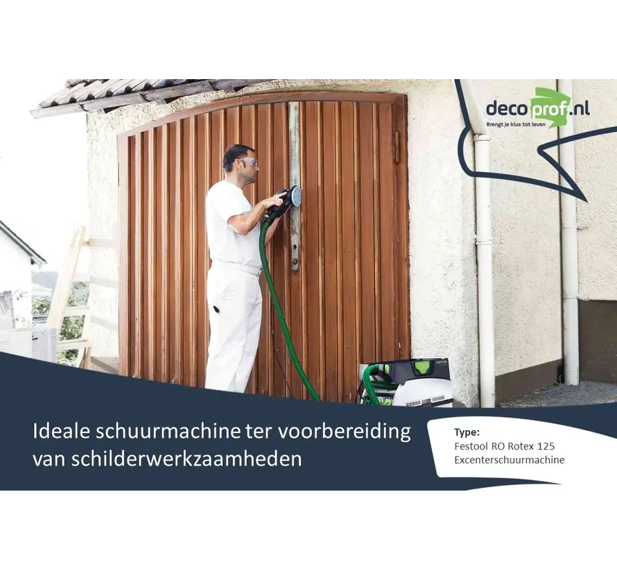 Verhuur Festool Rotex RO 125 Excenterschuurmachine - Per dag