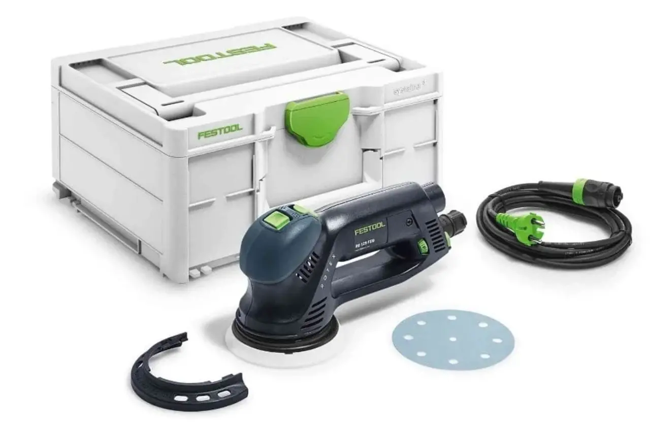 Verhuur Festool Rotex RO 125 Excenterschuurmachine Verhuur Festool Rotex RO 125 Excenterschuurmachine