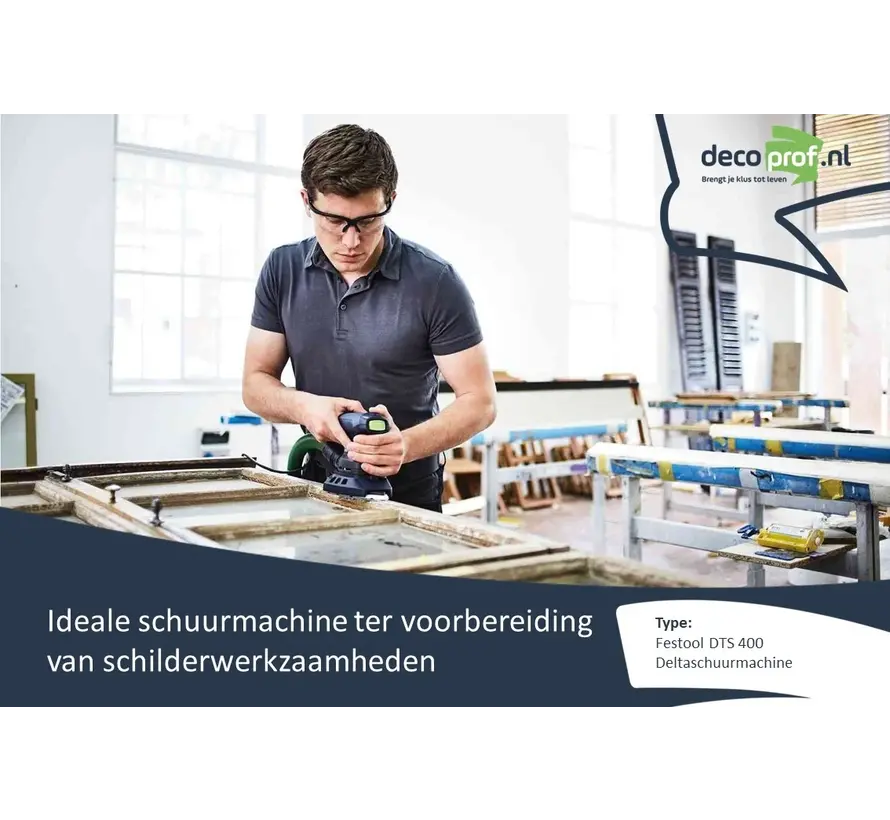 Verhuur Festool DTS 400 Deltaschuurmachine - Per dag