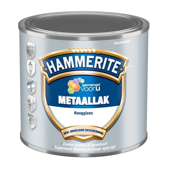 Metaallak Hoogglans | 500 ML | Donkere kleur