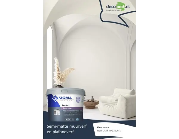 Sigma Perfect Semi-Matt | Muurverf en Plafondverf Sigma Perfect Semi-Matt | Muurverf en Plafondverf