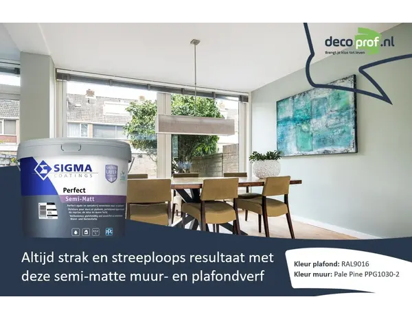 Sigma Perfect Semi-Matt | Muurverf en Plafondverf Sigma Perfect Semi-Matt | Muurverf en Plafondverf