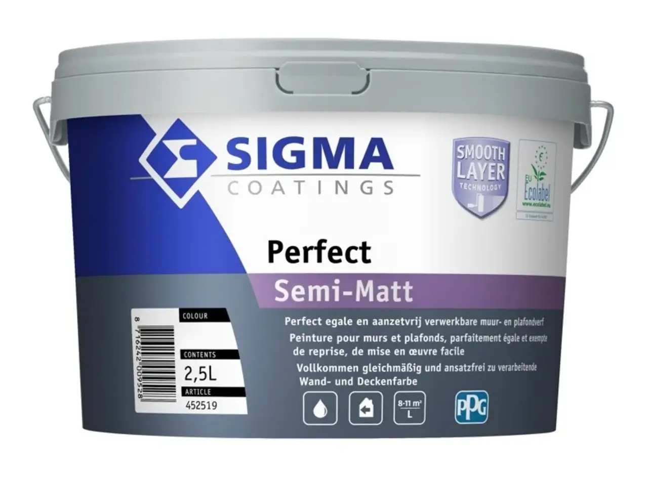 Sigma Perfect Semi-Matt | Muurverf en Plafondverf Sigma Perfect Semi-Matt | Muurverf en Plafondverf