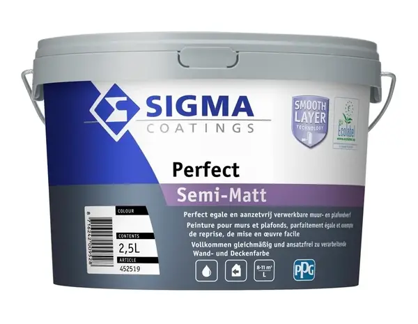 Sigma Perfect Semi-Matt | Muurverf en Plafondverf Sigma Perfect Semi-Matt | Muurverf en Plafondverf