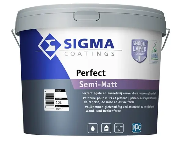 Sigma Perfect Semi-Matt | Muurverf en Plafondverf Sigma Perfect Semi-Matt | Muurverf en Plafondverf