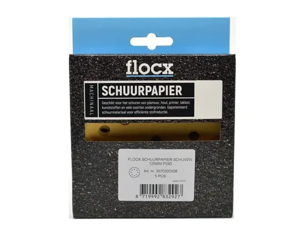 Flocx Schuurpapier Schijven 125 mm Flocx Schuurpapier Schijven 125 mm