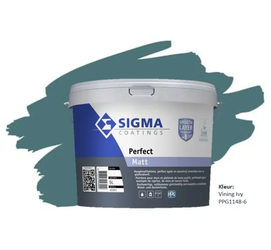 Sigma Perfect Matt | Vining Ivy PPG1148-6 - 1 LTR