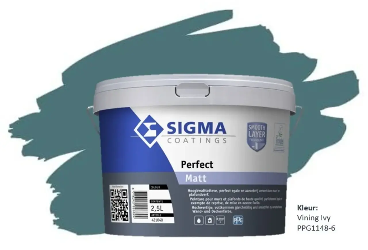 Sigma Perfect Matt | Vining Ivy PPG1148-6 Sigma Perfect Matt | Vining Ivy PPG1148-6