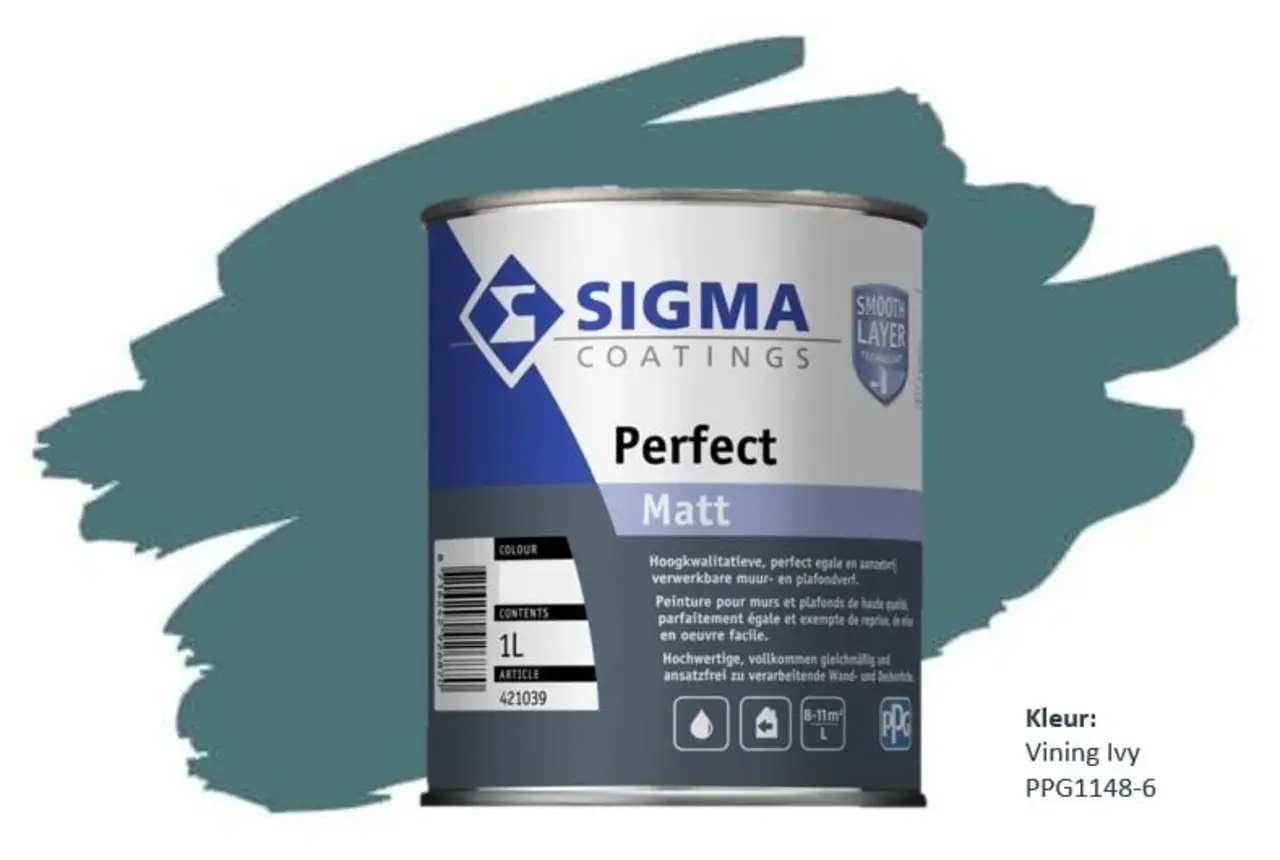 Sigma Perfect Matt | Vining Ivy PPG1148-6 Sigma Perfect Matt | Vining Ivy PPG1148-6