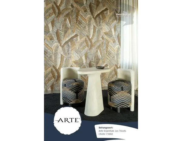 Arte Essentials Les Tricots Behang Chintz 73102 Arte Essentials Les Tricots Behang Chintz 73102