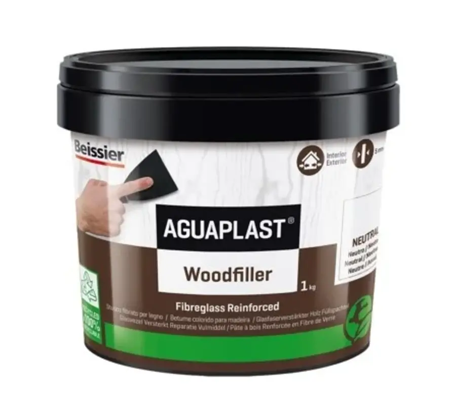 Aguaplast Woodfiller Neutraal - 125 ML 