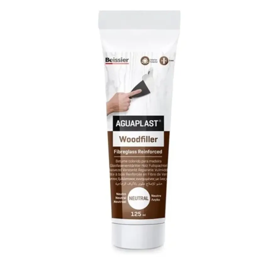 Aguaplast Woodfiller Neutraal - 125 ML 