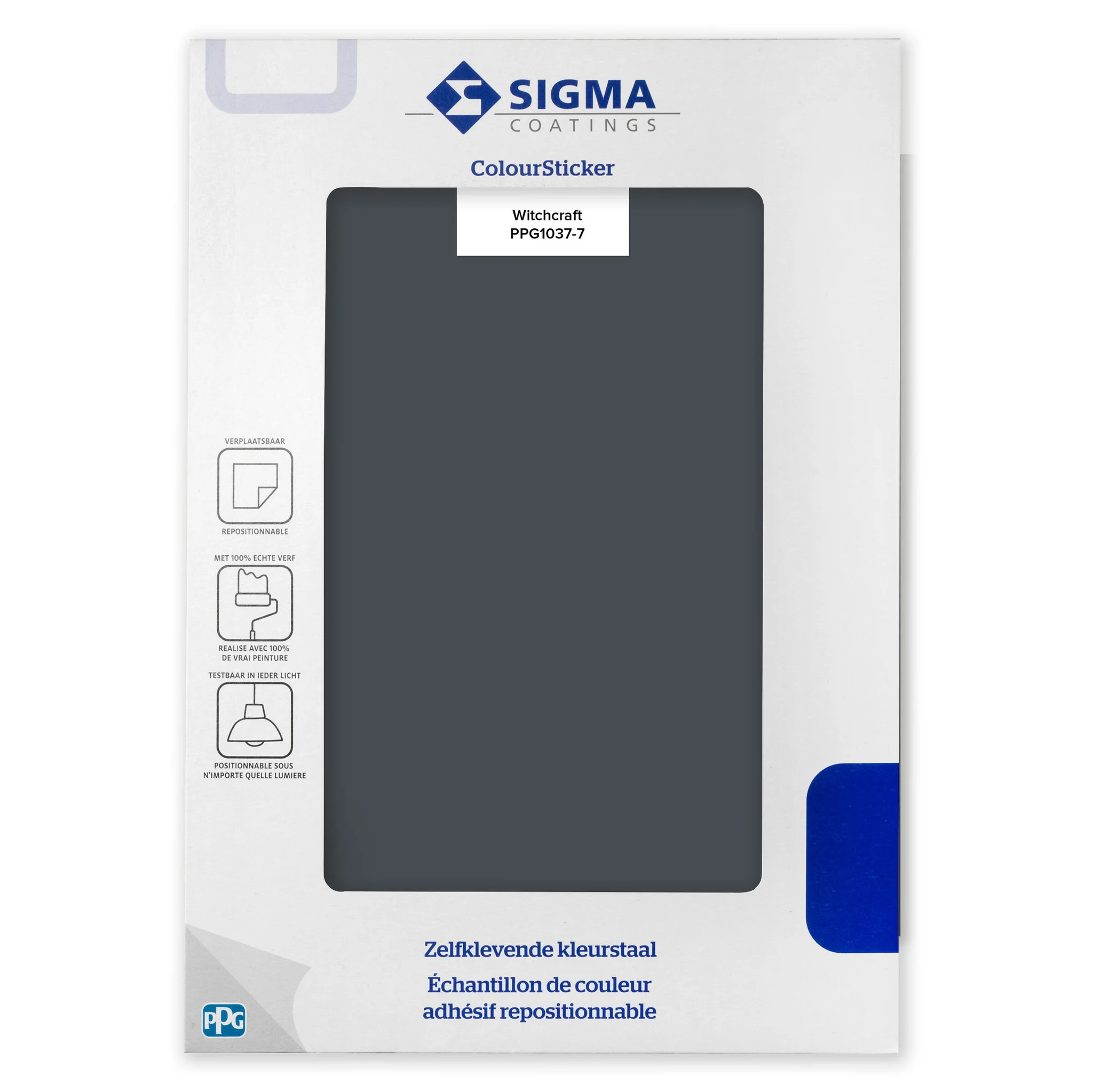 Sigma ColourSticker Witchcraft PPG1037|7 | Zelfklevende Kleurstaal | 1 ST